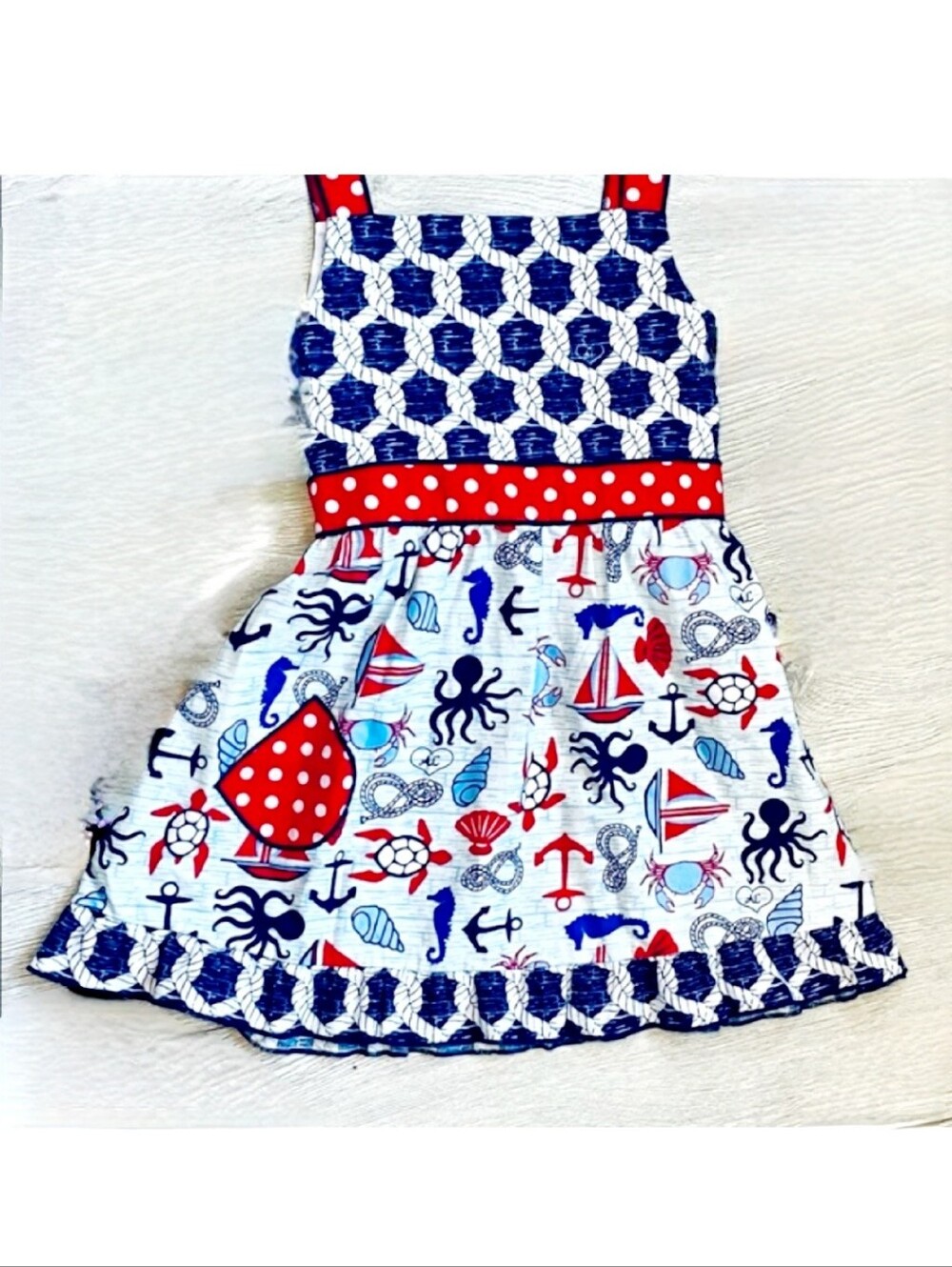 Ann Loren Nautical Sundress - Picture 2 of 12